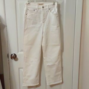 Madewell slim wide leg crop